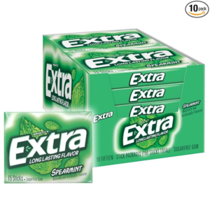 Extra Gum Spearmint Sugarfree Gum Bulk