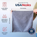 Microfiber Cleaning Cloth Grey - Image 2