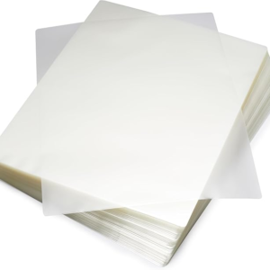 Plastic Paper Laminator Sheets, 9 x 11.5-Inch