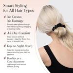 Soft Satin Hair Scrunchies for Girls