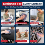 Microfiber Cleaning Cloth Grey - Image 3
