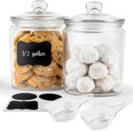 Glass Food Storage Container Set with Lids – 3 Piece | Rectangular Meal Prep Containers