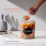 Glass Food Storage Container Set with Lids – 3 Piece | Rectangular Meal Prep Containers - Image 3