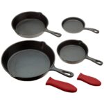 Cast Iron Skillet Set 4-Piece | Pre-Seasoned Frying Pans – Crucible Cookware