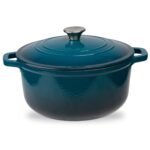 Enameled Cast Iron Dutch Oven with Lid – 5 Quart | Braiser Pot for Soup, Stew & Bread - Image 4