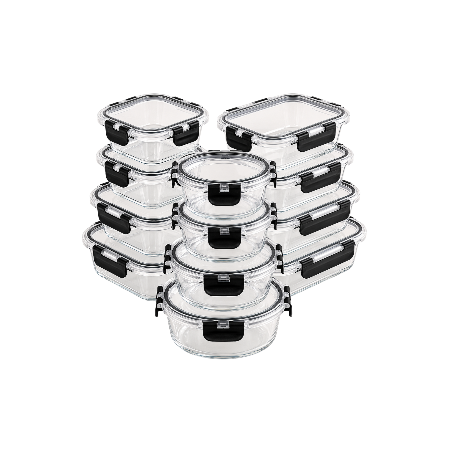 p932-0 Stainless Steel Meal Prep Container Set 3-Piece | Airtight Food Storage with Silicone Lids – U-Konserve - Image 1