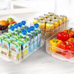Refrigerator Organizer Bins 4-Pack | Clear Stackable Fridge & Pantry Storage Containers - Image 2