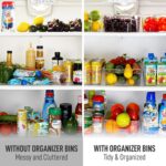 Refrigerator Organizer Bins 4-Pack | Clear Stackable Fridge & Pantry Storage Containers - Image 3