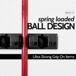 Mop and Broom Organizer Wall Mount | Heavy Duty Storage Rack for Cleaning Tools - Image 2